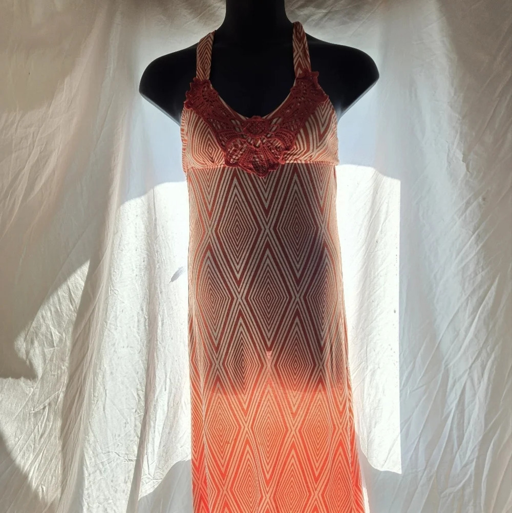 Fun Orange Boho Maxi - Picture 6 of 7